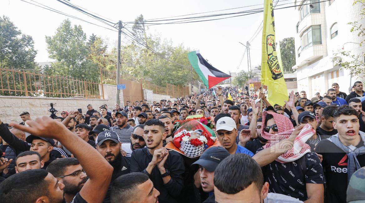 جانب من تشييع الشهيد محمد نوري (وفا)